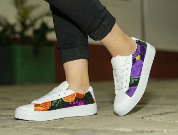 Scarpe tennis colorate - immagine 2
