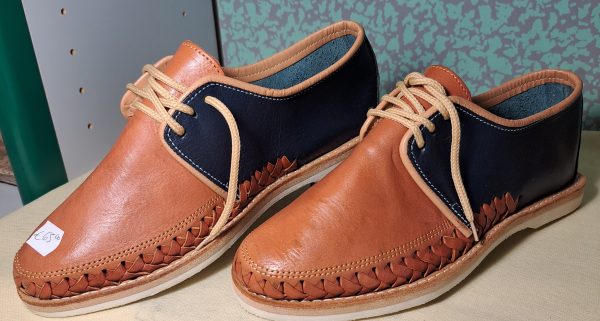 scarpe da uomo da tagliate e cucite a mano in vera pelle numeri disponibili 41 e 42