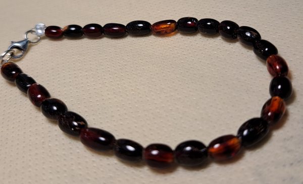 Bracciale d ambra rossa - immagine 3