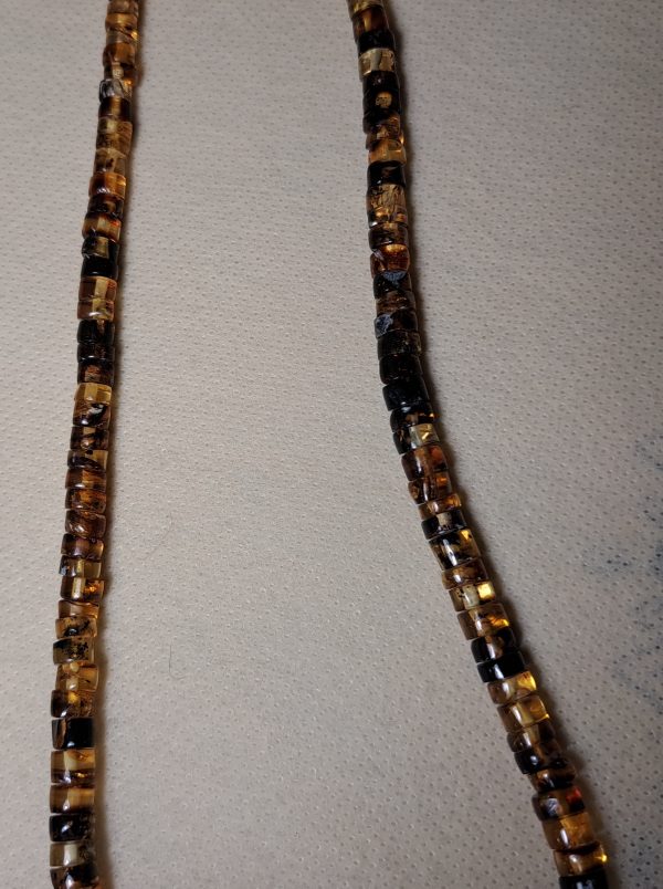 Collier d ambra gialla azzurra - immagine 2