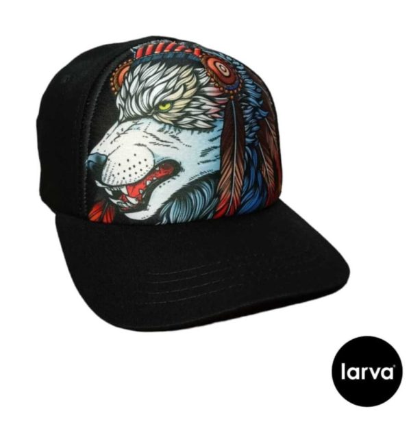Cappellino LARVA lupo maya - immagine 2