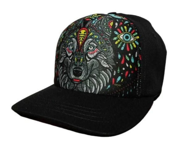 Cappellino LARVA lupo maya - immagine 2